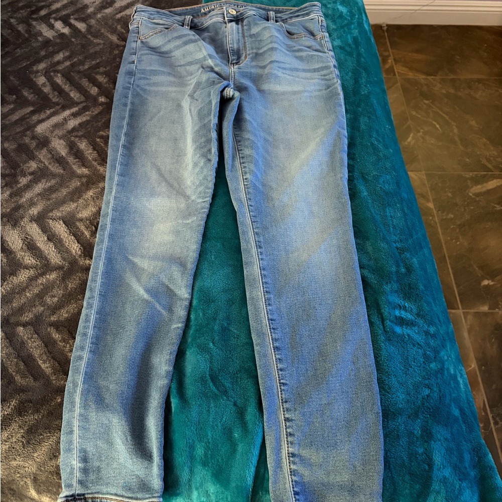 Gently used super high rise jegging American Eagle Outfitters Denim Jeans